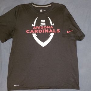 Nike Mens XL Arizona Cardinals Dri Fit T Shirt